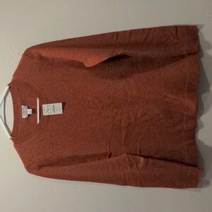 NWT J. Crew Burnt Orange Teddie Wool Sweater, size S